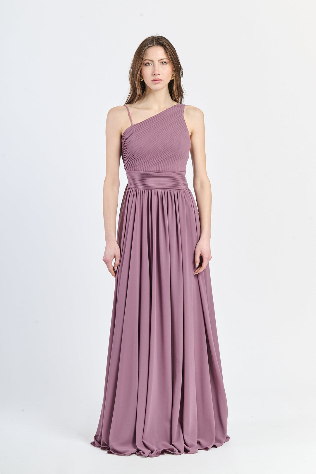 Asymmetrical Tulle Long Dress Luna