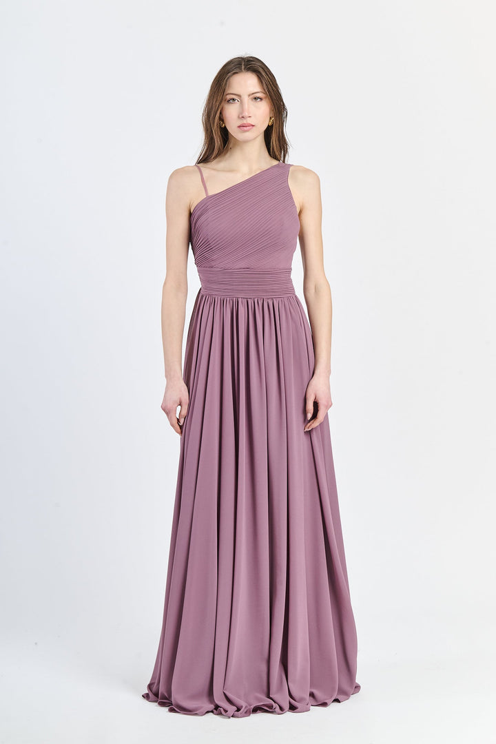 Asymmetrical Tulle Long Dress Luna