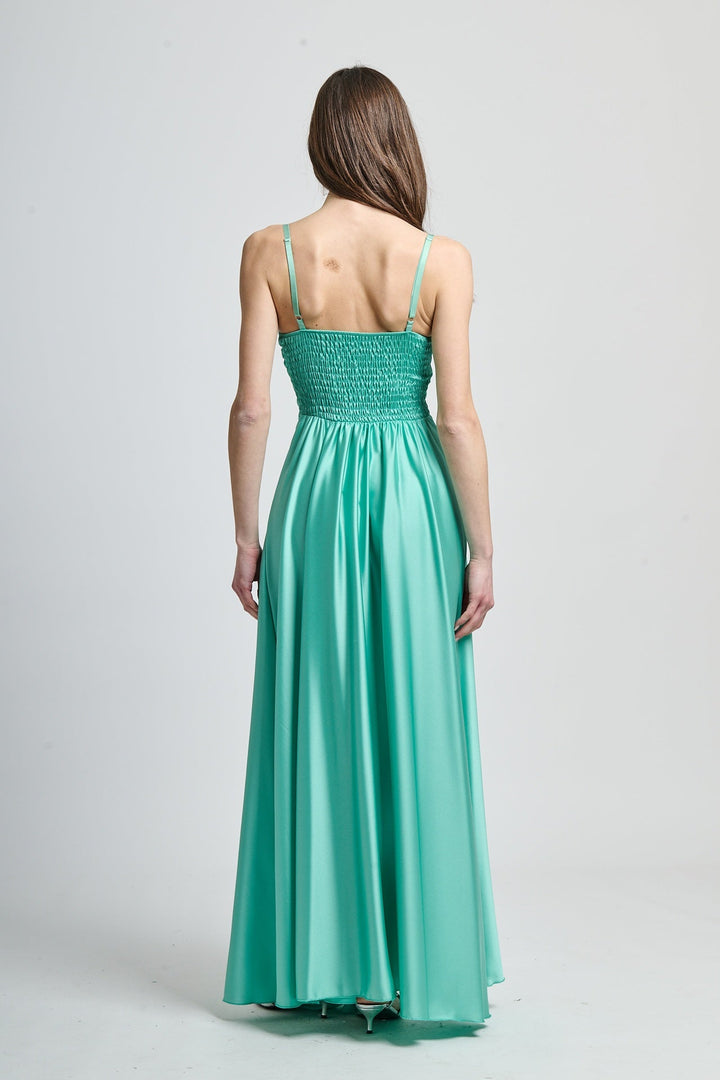 Elegant Long Dress with Side Slit Maria