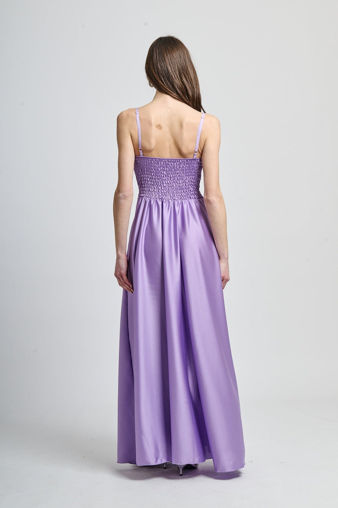 Elegant Long Dress with Side Slit Maria