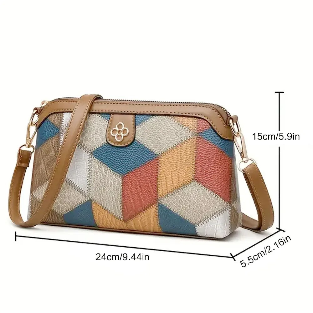 Clio - Mini Crossbody Bag Patchwork