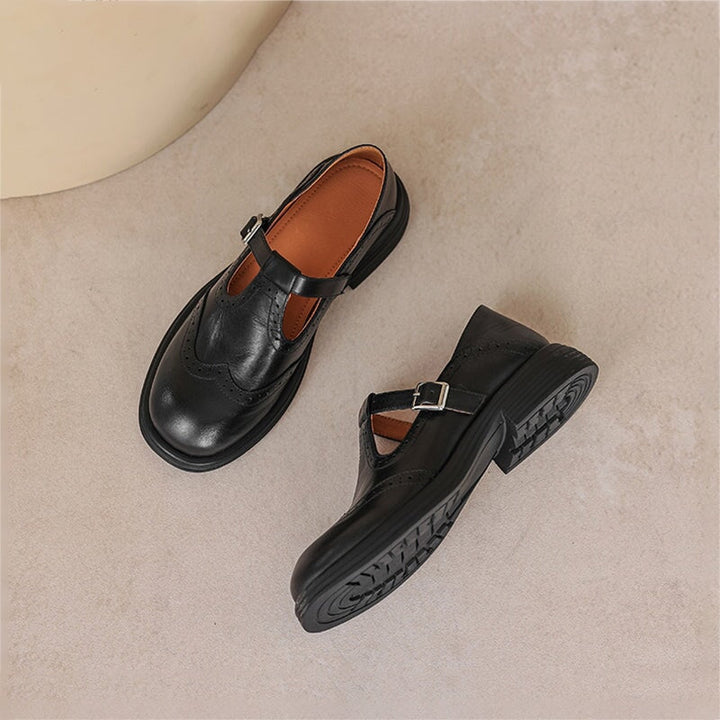ELEGANT LEATHER LORA SHOES