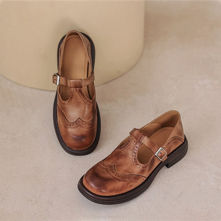 ELEGANT LEATHER LORA SHOES