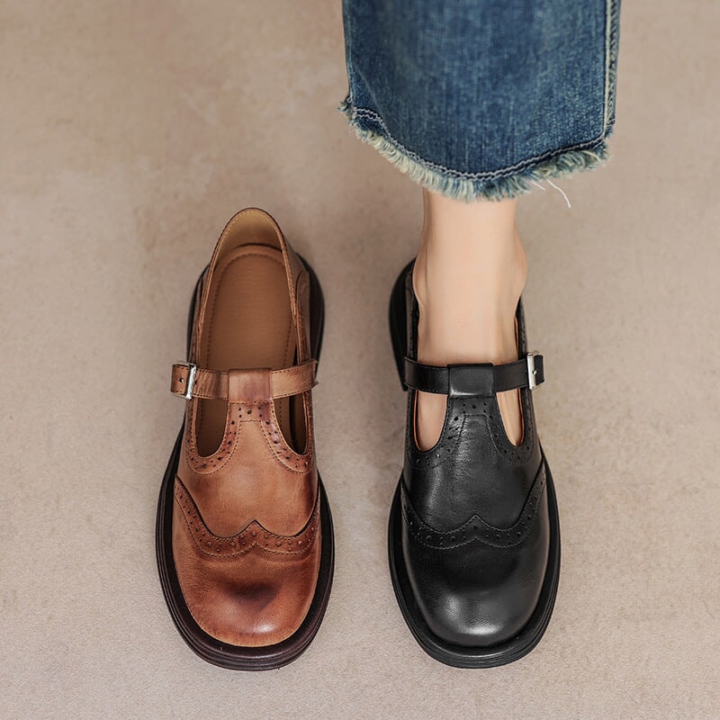 ELEGANT LEATHER LORA SHOES