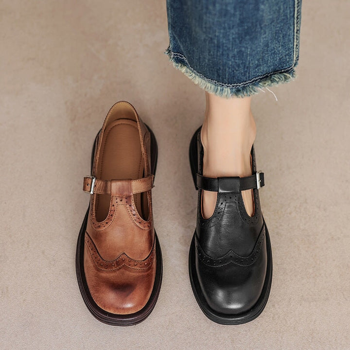 ELEGANT LEATHER LORA SHOES