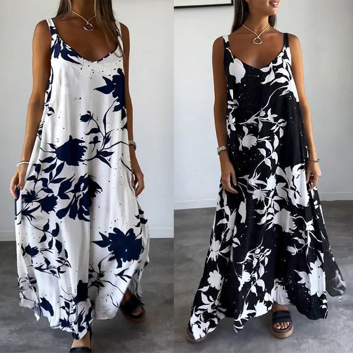 Celestia™ - Women's Sleeveless Cotton Floral Summer Dress
