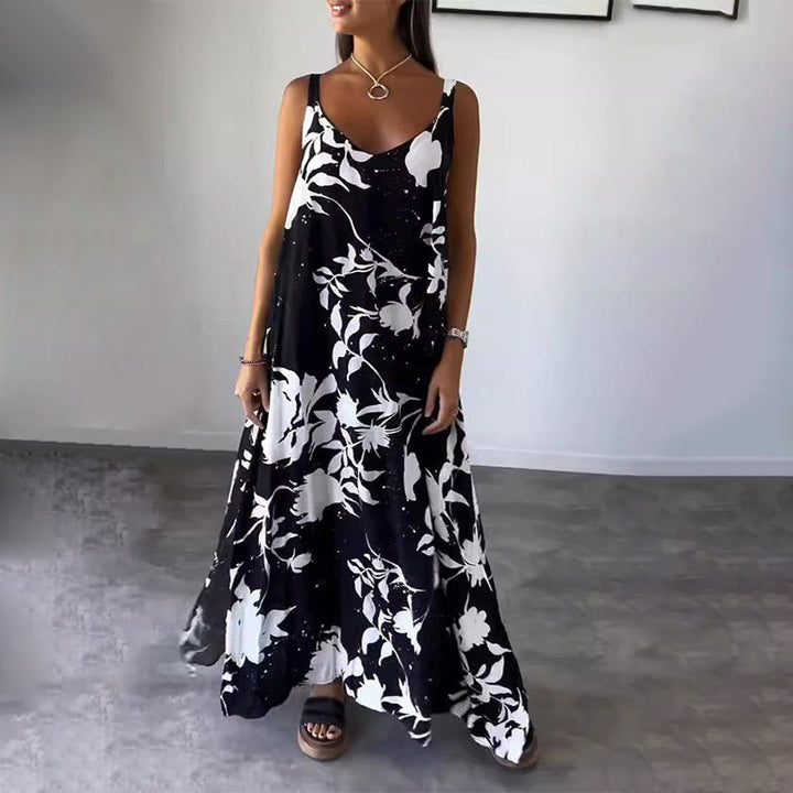 Celestia™ - Women's Sleeveless Cotton Floral Summer Dress