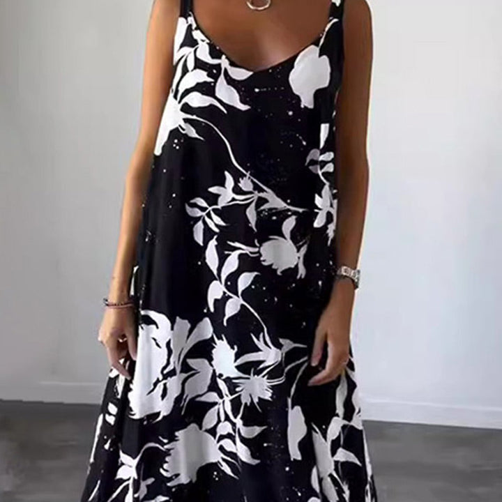 Celestia™ - Women's Sleeveless Cotton Floral Summer Dress