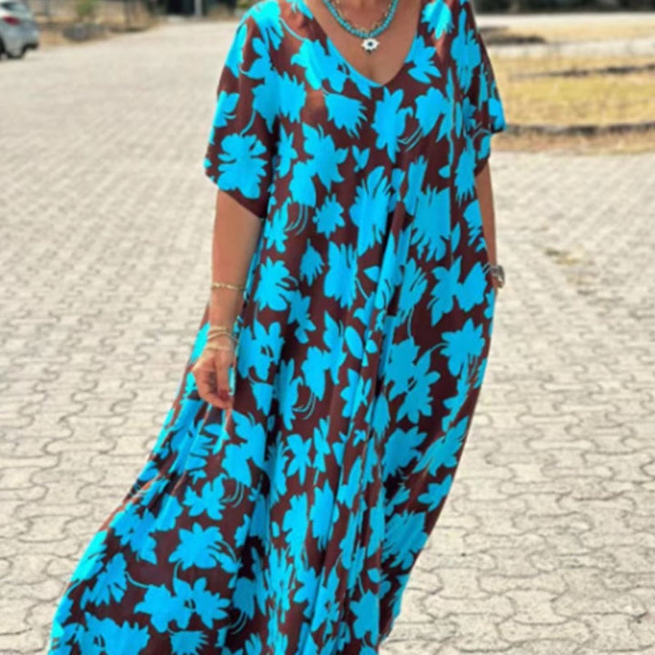 Lilac™ - Casual Printed Long Dress