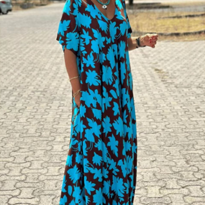 Lilac™ - Casual Printed Long Dress