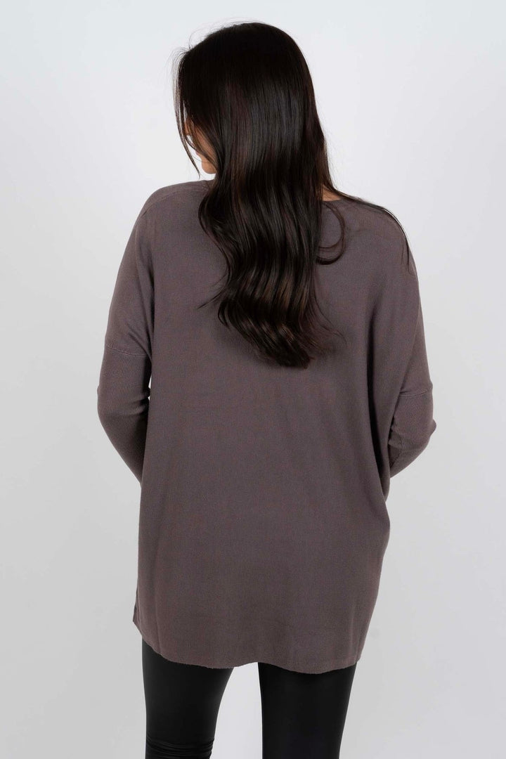 Chanel™ - Long Sleeve Tunic Pullover with Pockets for Women