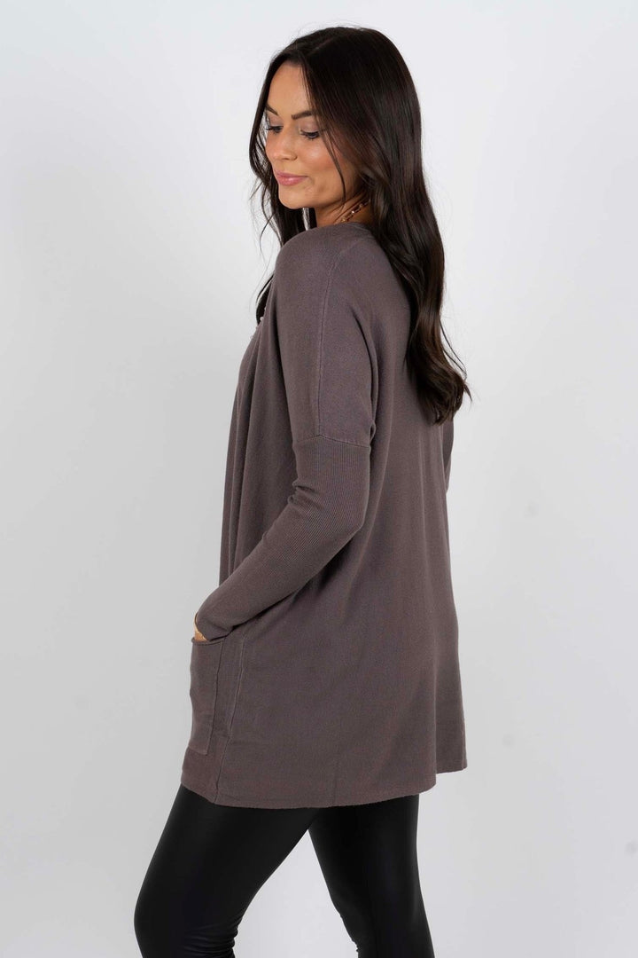 Chanel™ - Long Sleeve Tunic Pullover with Pockets for Women