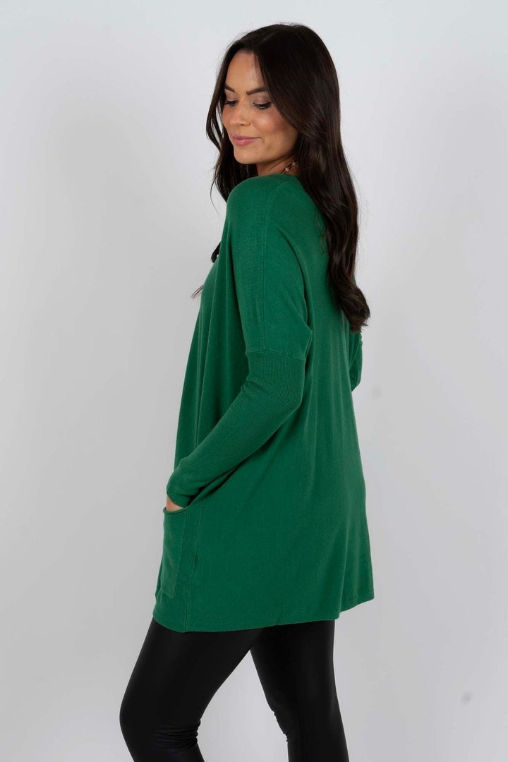 Chanel™ - Long Sleeve Tunic Pullover with Pockets for Women