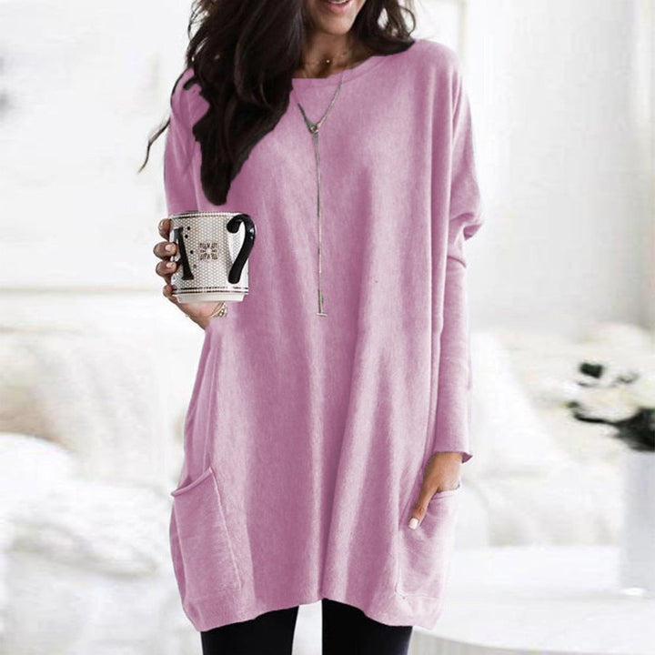 Chanel™ - Long Sleeve Tunic Pullover with Pockets for Women