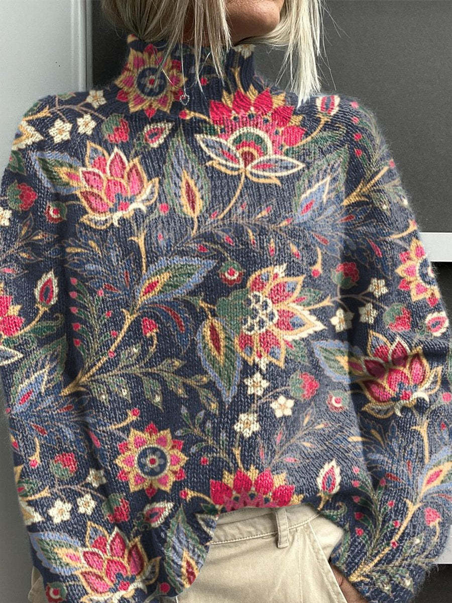 Noelle™ - Rainbow Turtleneck