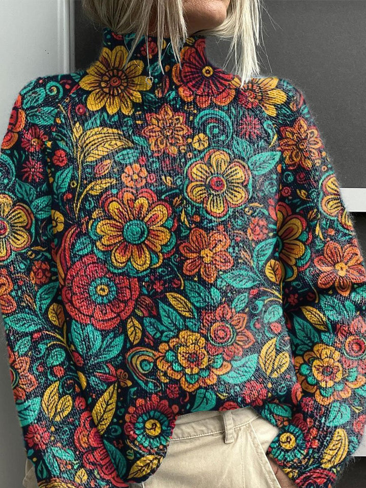 Noelle™ - Rainbow Turtleneck