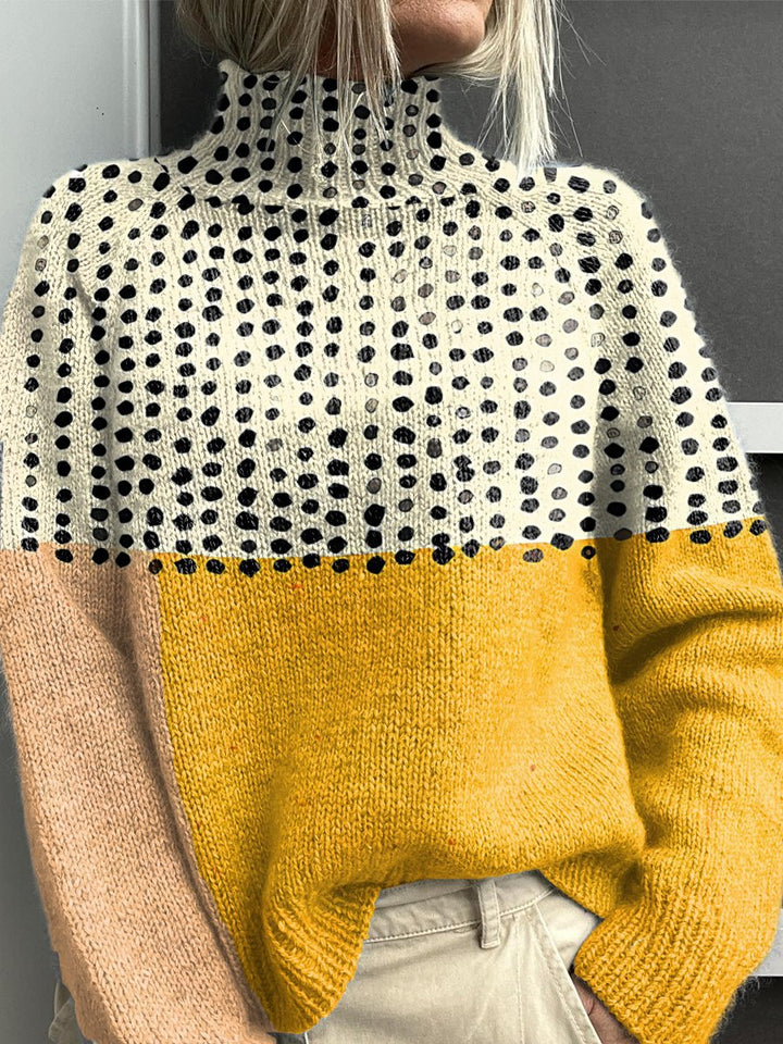 Noelle™ - Rainbow Turtleneck